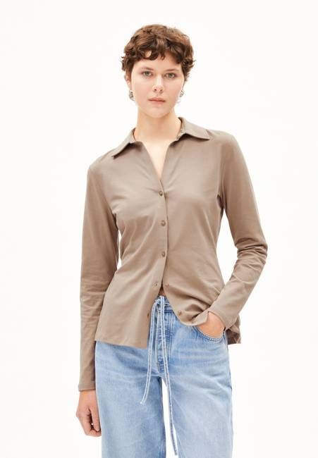 NALAANNIA BLOUSE | shiitake