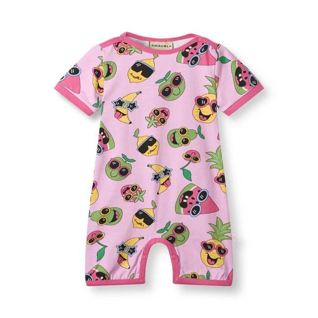 Elstar short-sleeved baby suit with fruit