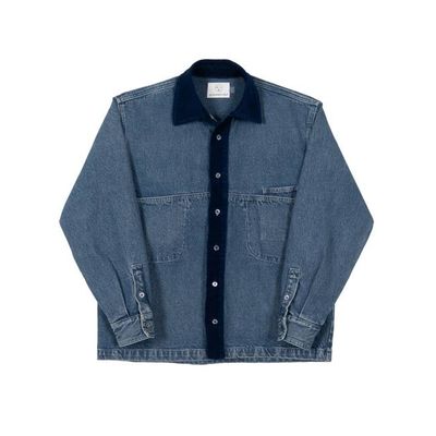 Denim Slant Shirt - Hand Me Downs