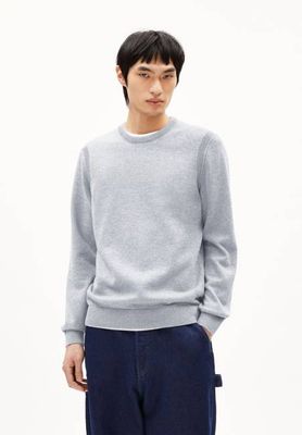 MIKITAA STRICKPULLOVER | silbermeliert