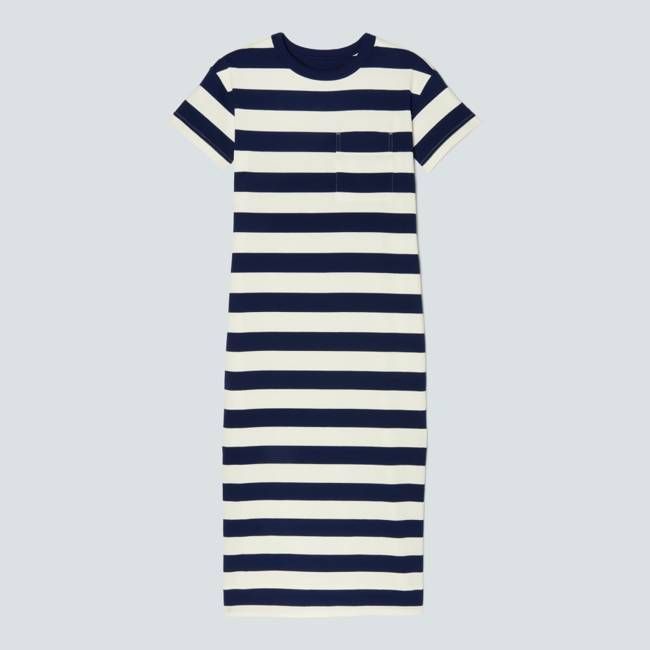 The Organic Weekend Maxi Dress | Navy / Canvas