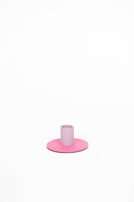 Two-Tone Metal Candleholder Short