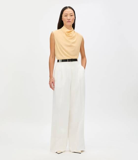 Silk Draped Top | Butter
