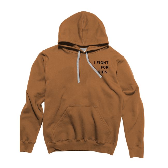 I Fight for Kids Unisex Fleece Hood