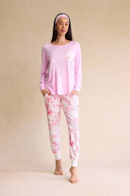 Relaxed Long Sleeve Harem Set