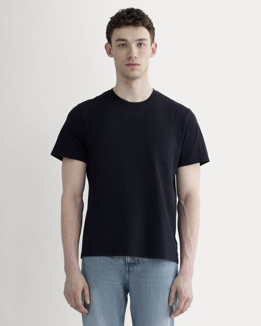 The Premium-Weight Pocket Tee | Uniform | Black