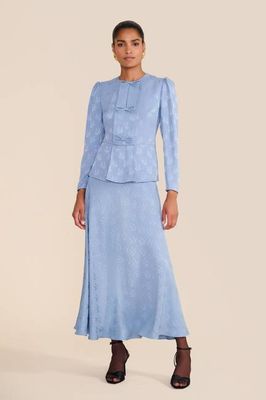 Arabella Jacquardrock mit Blumenmuster
