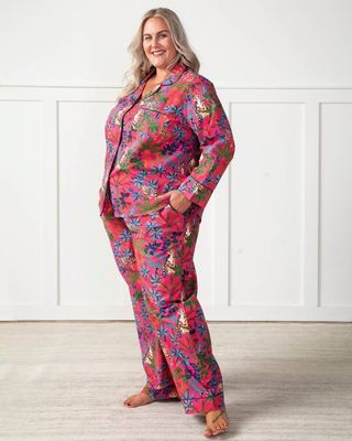 Big Cat Energy - Tall Long PJ Set - Fuchsia
