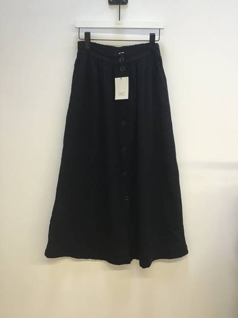 Ursa Organic Cotton Skirt in Black S Preloved