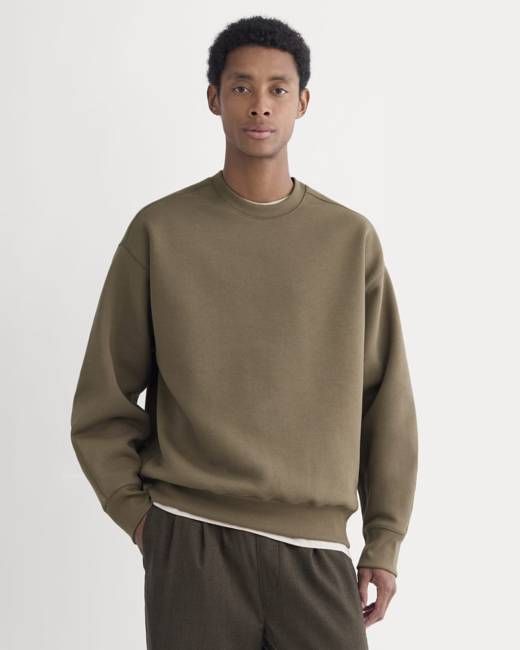 Luxe Fleece Crew Pullover | Deep Taupe