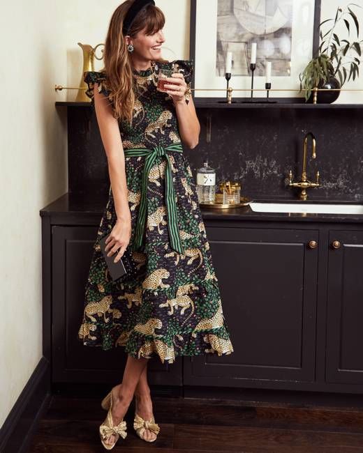 Bagheera - Ready to Ruffle Dress - Ink