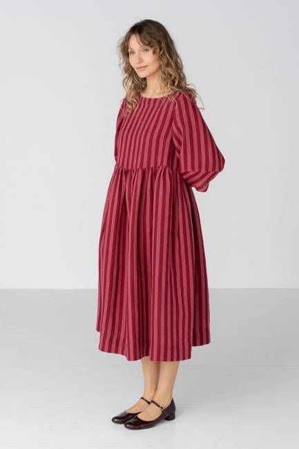 Gaia –  Linen Smock Dress