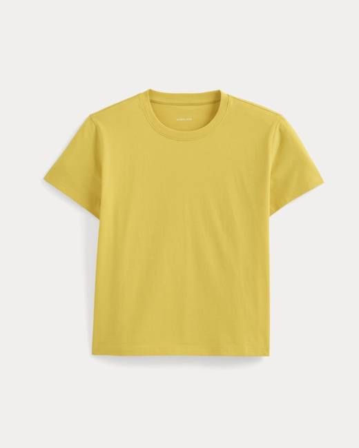The Box-Cut Tee in Essential Cotton | Passion Fruit | No Pocket