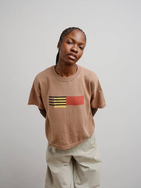 Alma Sweater Tee - Teak