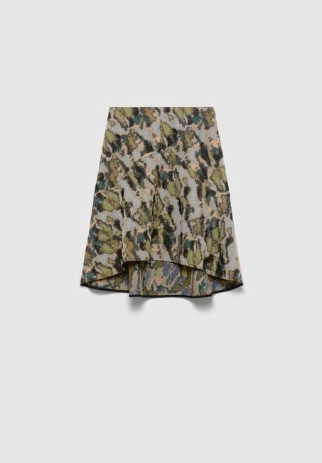 Shield Jacquard Skirt