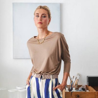 Pia pull Coffee (lyocell)