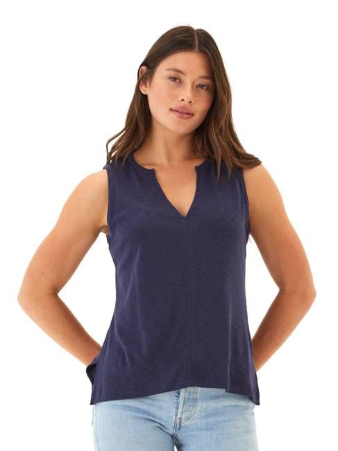 Rachel Textured Slub Jersey Tank