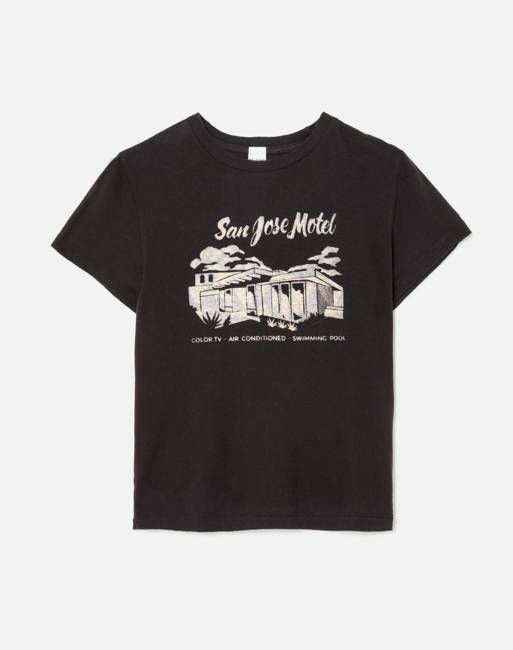 Classic Tee San Jose Motel - Washed Black