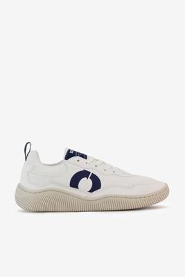 NAVY BLUE SYNTHETIC LEATHER ALCUDIA TRAINERS