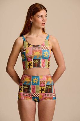 Monte - Bikinihose aus Coastal Tile