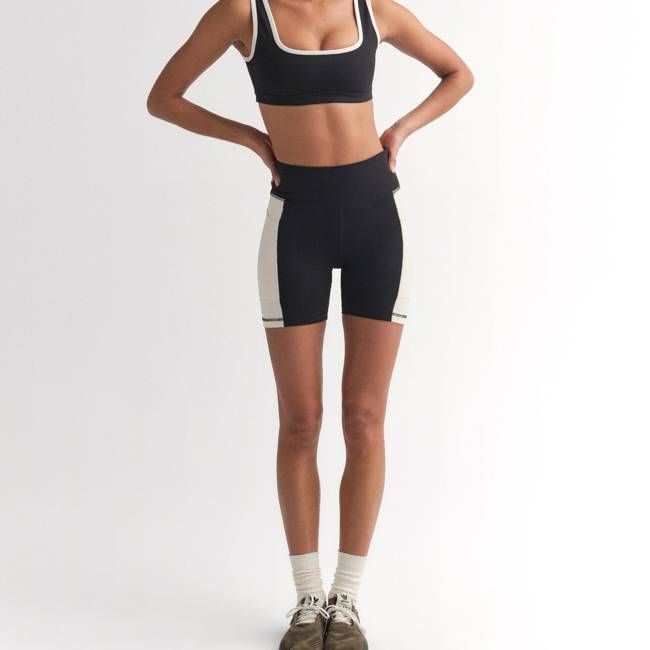 Organic Stretch Contrast Biker Short
