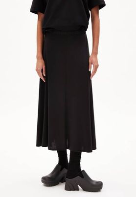 ILENIAA LARAA MIDI SKIRT | black