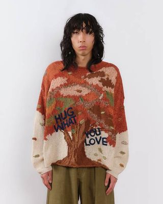 Twinsun Knit Rollneck - Orange Hug What You Love