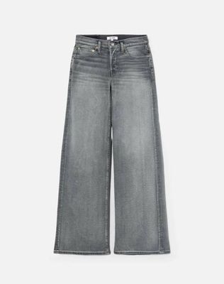 Comfort Stretch Mid Rise Wide Leg - Grigio