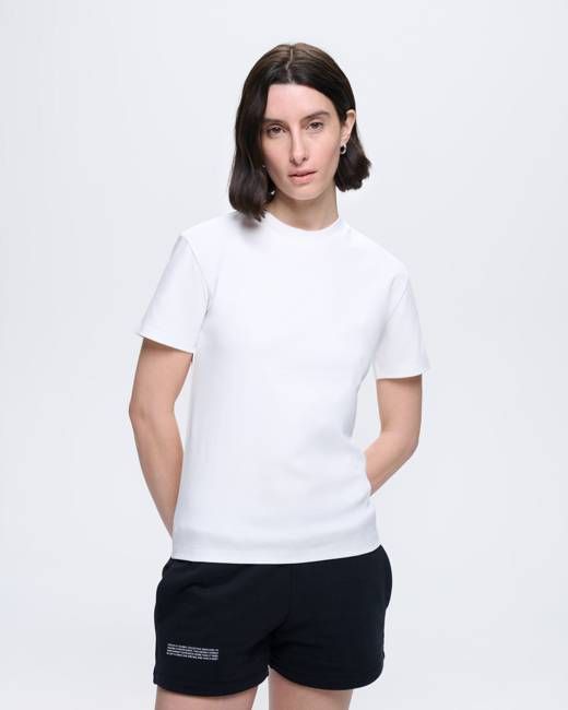 Womens Interlock T-Shirt—Off-White
