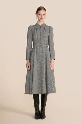 Ahana Houndstooth Dress