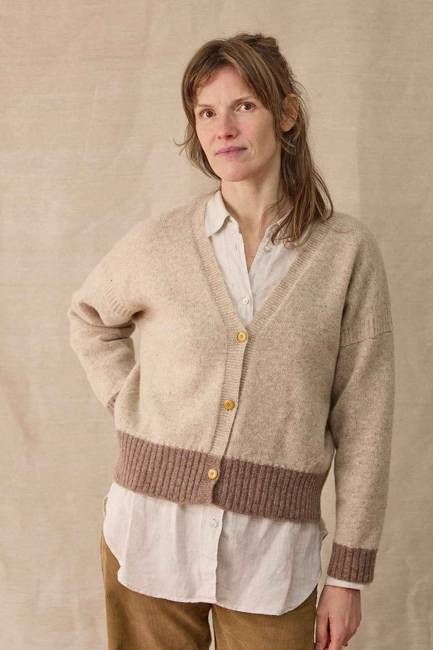 Boxy Cardigan | Oatmeal