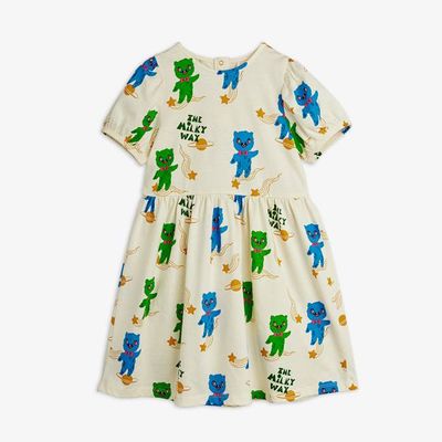 Kleid mit Aliens-Print