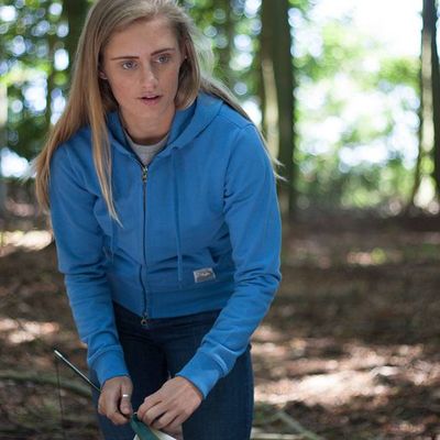 agnes organic cotton zip hoodie