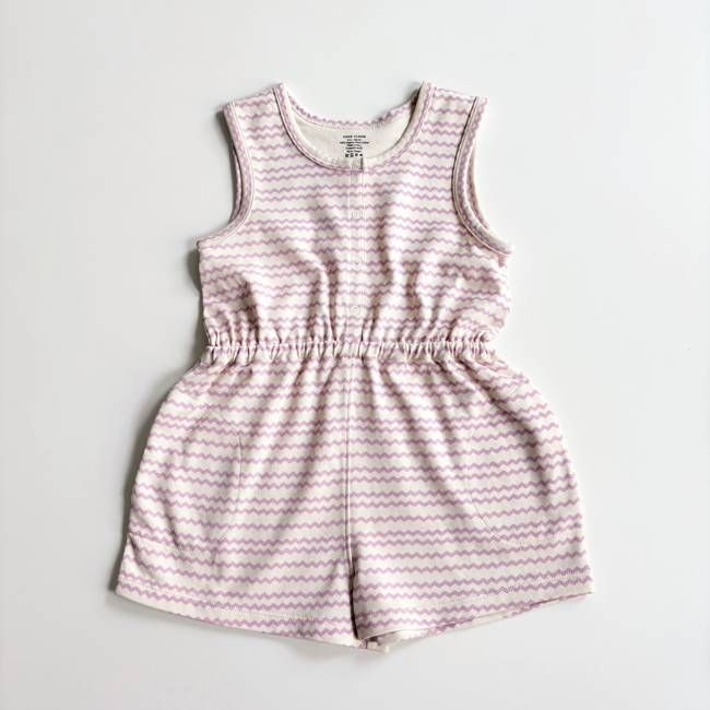 Daily Shortall, Ric Rac Print, Pansy, Size 6