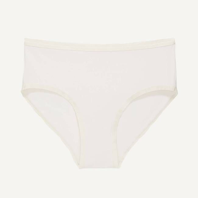 Organic Cotton Mid-Rise Brief in Cloud Nine