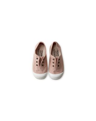 Organic Canvas Sneakers - ballet pink  <br> Victoria