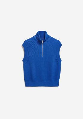 VANISÉ KNIT VEST | dynamo blue-light dynamo blue