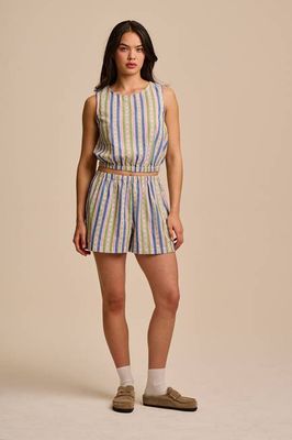 Popan - Cotton Shorts in Tulip Stripe