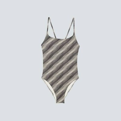 The String One-Piece |  Black / Canvas