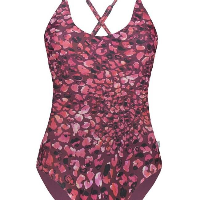 Recycling Badeanzug Frøya Juvel + tinto (rot) - kaufen