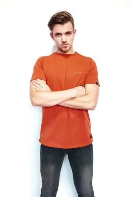 Duurzaam T-shirt Hiland | burned orange - common | era