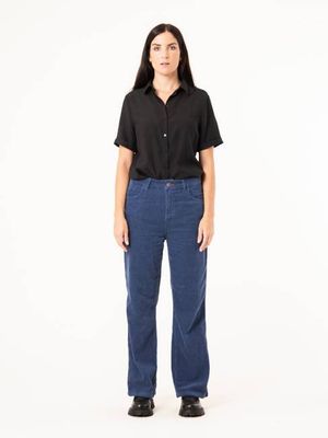 IKETTE ENDLESS SEA BLUE WOMEN'S CORDUROY PANTS