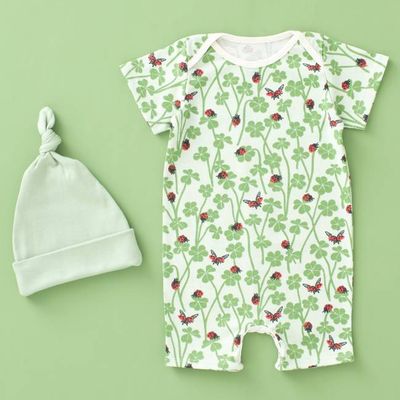 Baby Gift Bundle - Clover & Ladybugs Green