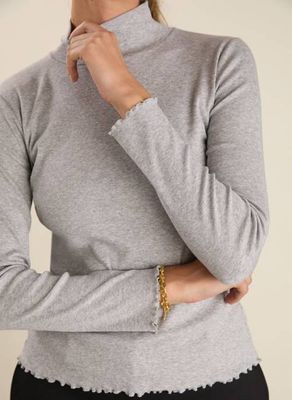 Paige Luxe Rollkragenoberteil
