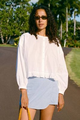 The Heidi Blouse | Alabaster
