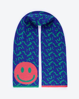 Miss PomPom  Smiley Wool Scarf - Large