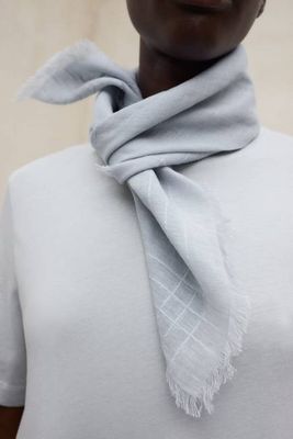 BLUE TRINITY BANDANA SCARF