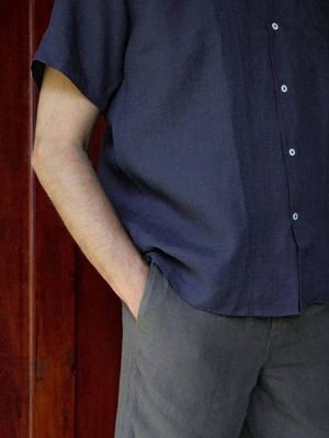 Linen Shorts Ilha Taupe