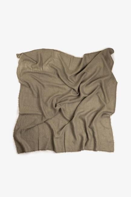 GREY MARGO LINEN FOULARD
