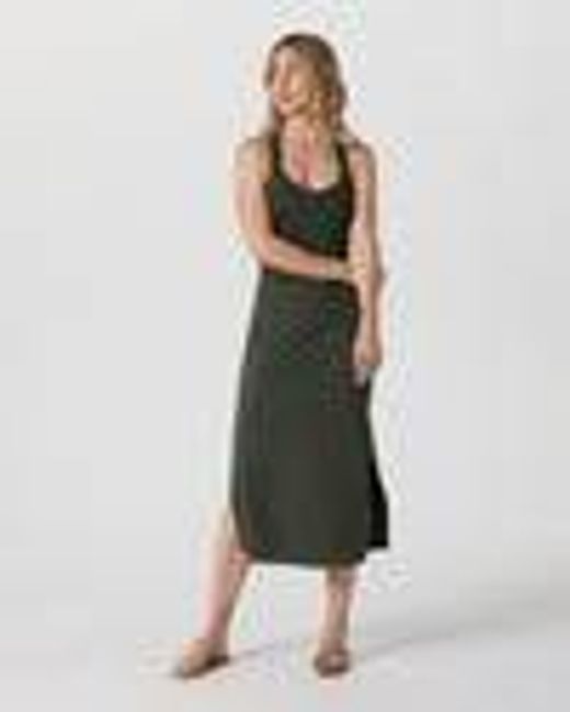 Halo Racerback Dress | Kale | Vuori